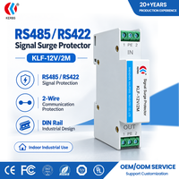 Parafoudre de rail DIN 2 fils RS485/422 12V 24V 48V CC pour systèmes de communication industriels