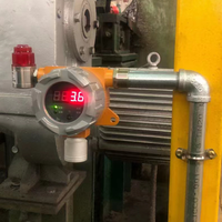 Detector de gas metano industrial a prueba de explosiones con válvula de cierre automático detector de gas LPG alarma detector de fugas de gas natural