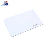 Carte vierge blanche de PVC de la représentation fiable RFID souple pour l'identification de contrôle d'accès