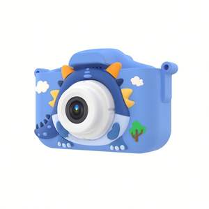 Cámara Digital Infantil de 2.0 Pulgadas con Diseño de Dinosaurio, Gran Angular de 180°, Resolución HD 720p/1080p, Ideal para Cumpleaños - Product Image 3