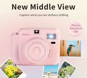 Cámara Instantánea Lerp&Popoto: Ingeniería de Precisión para un Instantáneo Perfecto, Reemplazo para la Cámara <span class=keywords><strong>Fuji</strong></span> <span class=keywords><strong>Instax</strong></span> Mini 8/9/11/12/13 - Product Image 1