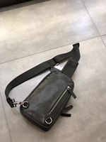Tas Selempang Kulit Sapi Asli Vintage Ukuran Kecil, Kulit Nabati, Tas Dada, Kulit Sapi Lapis Atas, Grosir Pabrik