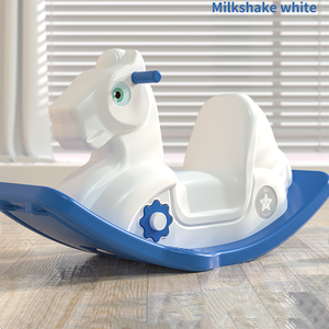 Caballo balancín de plástico con diseño de Animal para niños y niñas, juguete infantil para niños de 0 a <span class=keywords><strong>3</strong></span> años - Product Image 3