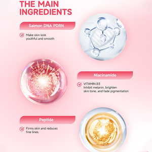 Sérum pour le visage à l'ADN de saumon PDRN de haute qualité, soin anti-âge avancé, éclaircissant et renouvelant la peau, crème de beauté pour le visage - Product Image 4