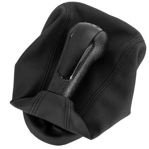 Poignée de levier de vitesses manuelle Chevrolet en cuir noir avec cache anti-poussière, 5 vitesses, design ergonomique - Product Image 4