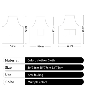 Tùy chỉnh Tạp dề in ấn không thấm nước Logo nấu ăn Oxford bếp Tạp dề cho khuyến mãi - Product Image 2