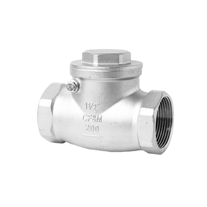 Válvula de Retención Manual de Acero Inoxidable de Alta Temperatura de 1 1/2'' BSP para Restricción de Flujo - Product Image 1