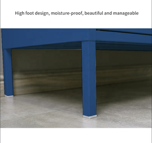 Usine Deract Sales Armoire en métal Mobilier tendance Armoire casier en acier à 2 portes personnalisée pour le salon Salle d'emballage - Product Image 5