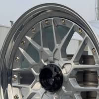 Rines de Aluminio Forjado Personalizados de 40 mm con Diseño Cóncavo Cromado para Autos Mercedes y Audi, Tamaños de 18 a 22 Pulgadas