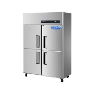 Chất lượng cao giá bán buôn thiết bị tủ lạnh thương mại Bốn cửa tủ đông không gỉ cho nhà hàng khách sạn nhà bếp - Product Image 5