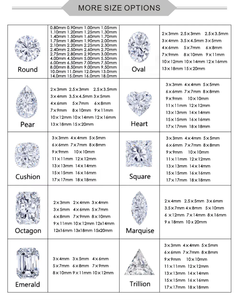 5A pierres de zircone cubique prix de gros pierres CZ de forme brillante ronde 1mm 2mm 3mm zircone synthétique pierres précieuses - Product Image 6