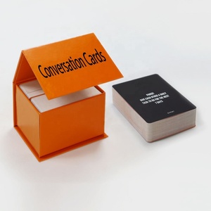 Tarjetas de Conversación Personalizadas para la Noche, Tarjetas de Iniciación de Conversación Impresas en Fábrica, Juego de Preguntas Divertidas para Fiestas <span class=keywords><strong>con</strong></span> <span class=keywords><strong>Amigos</strong></span> - Product Image 6