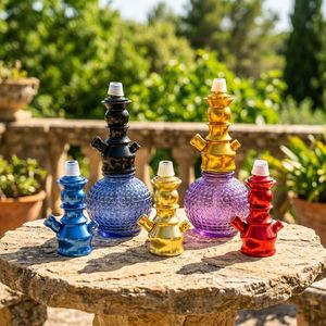 Set de Cachimba Portátil Mini, Botella de Vidrio, Soporte de Aluminio, Caja de Regalo, Kit de Shisha Pequeño para el Hogar y Viajes - Product Image 3