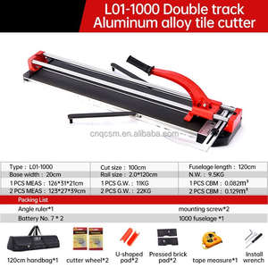 300-1200 डबल-ट्रैक एल्यूमीनियम मिश्र धातु टाइल पुश चाकू काटने मशीन औद्योगिक 4-12 मिमी कटौती ठोस स्टील रेल लेजर - Product Image 6