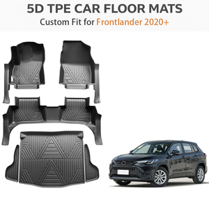 Tapis de sol de voiture en TPE sur mesure pour Toyota Frontlander HYBRID 2020+ |   Tapis de sol imperméables toutes saisons, ensemble complet, fabrication OEM - Product Image 2