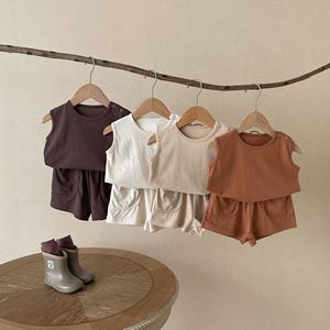 Ensemble de vêtements de sport respirants de qualité supérieure pour tout-petits, ensemble de gilets en coton pour enfants pour un usage quotidien décontracté et l'entraînement - Product Image 3