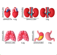 Grosir Manik-Manik PVC Silikon 3D Bentuk Dokter dan Perawat, Model Baru, Kreatif, untuk Pembuatan Perhiasan dan Pena