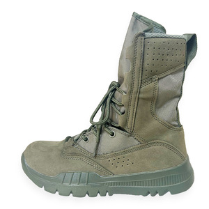 Bottes tactiques DF22 kaki pour hommes, hautes, en daim, respirantes, pour toutes les saisons, randonnée, alpinisme - Product Image 3