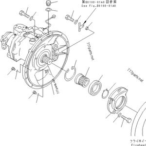 Bomba Hidráulica para Excavadora Komatsu PC100-6 PC120-6 PC130-6 708-1L-00070 708-1L-00032 708-1L-00071 - Product Image 3