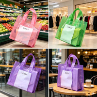 Sacs en plastique découpés sur mesure avec logo personnalisé, réponse rapide, durables, de haute qualité, pour la vente au détail et les supermarchés, directement de l'usine