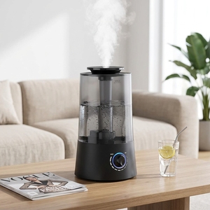 GEMEO 2800ML Diffuseur d'huiles essentielles Humidificateur d'aromathérapie avec remplissage par le haut et humidificateur à lumière nocturne - Product Image 1