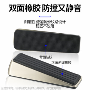 ตัวกันกระแทกประตู Zhan Hanlai Weishi ทำจากโลหะผสมสังกะสี สีเงินขัดเงา สีดำ สีน้ำเงินโบราณ สีแดง ติดตั้งบนพื้น แบบเคลื่อนย้ายได้ ควบคุมด้วยมือ - Product Image 2