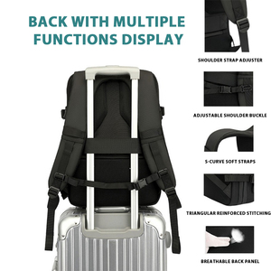 Mochila <span class=keywords><strong>de</strong></span> Viaje Multifuncional Impermeable, Ligera, <span class=keywords><strong>de</strong></span> Gran Capacidad, con Diseño Simple y Separación para Objetos Húmedos y Secos - Product Image 3