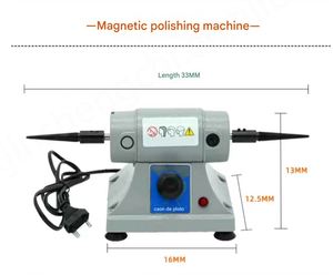 Adjustable Speed Double-Head Cloth Wheel Polisher Metal <b>Grinding</b> <b>Machine</b> for Jewelry Making Tools and Equipment - Product Image 4