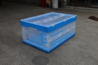 NEXARA Best-seller 600*400*280mm Caisse de rangement pliable en plastique PP Boîte solide pour entrepôts