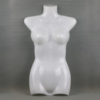 Fille sous-vêtements modèle pièce maillot de bain sous-vêtements simple face en plastique magasin de vêtements présentoir cintre mince coquille factice