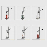 Remplisseur de bouteille de bière à domicile, petit remplisseur de bouteille de bière à pression manuelle en acier inoxydable Commercial