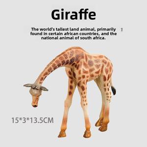 Modelo de Animal de Plástico de Simulación, Animales Salvajes, Juguete Decorativo en Oferta, León, Tigre, <span class=keywords><strong>Elefante</strong></span>, Jirafa - Product Image 3