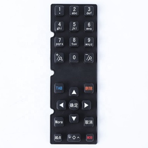 Điện tử mỏng Bàn phím điện thoại di động 2G <span class=keywords><strong>3G</strong></span> 3 nút màng Bàn phím fechar điện thoại Silicone nút. - Product Image 3