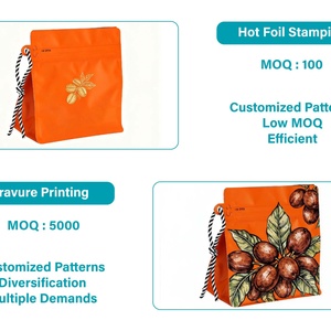 Bolsas de Café Personalizadas con Fuelle Lateral y Fondo Plano, para Empacar Granos de Café, 100g 150g 250g 500g 1kg, con Válvula - Product Image 4