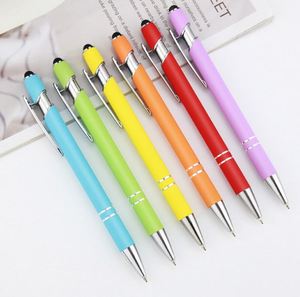 Aluminum Ultra-Thin Push-<b>Pen</b> Ballpoint <b>Pen</b> Capacitive Touch for Handwriting Touch Screen Customizable Logo Laser <b>Pen</b> - Product Image 5