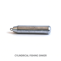 Schlanker Zylinderförmiger verzinkter Eisen-Fischblei 360 °   Drehbarer Wirbel mit Anti-Snag- und Anti-Twist-Funktion für Süß- und Salzwasser-Angelausrüstung