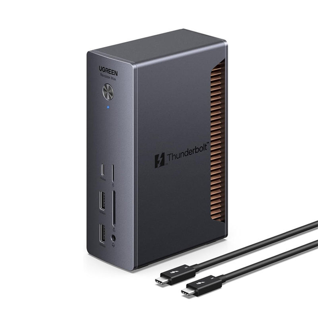 UGREEN Revodok Max 2131 Thunderbolt 5 Dock Station 13 in 1 120Gbps Transfer Single 8K Dual 6K60Hz Display 2.5GbE SD/TF 4.0