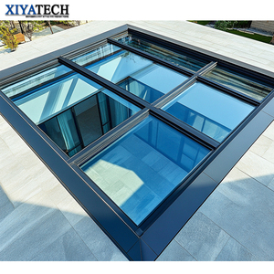 XIYATECH Pantalla automática de tragaluz de vidrio de doble acristalamiento para uso en Villa Visita al sitio para techos Precio de tragaluz Horizontal - Product Image 1