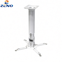 Support de plafond pour projecteur ZENO, poteau d'extension 430-650 mm, support réglable PDS58-65