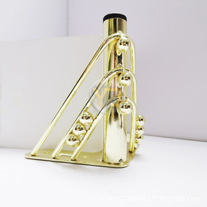Modern Gold Plated Iron Bed Legs Heavy Duty Carbon Steel Furniture Support For Bed And <b>Cupboard</b> - Product Image 4