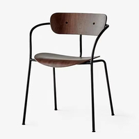 Chaise de salle à manger en fer forgé SHANMU Iron Master Designer Praying Mantis, multifonctionnelle, moderne, minimaliste, style nordique, pour restaurant