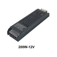 Penjualan terlaris DC12V 24V transformator LED beralih 60W/100W/200W/300W/400W suplai daya LED Driver untuk lampu Strip