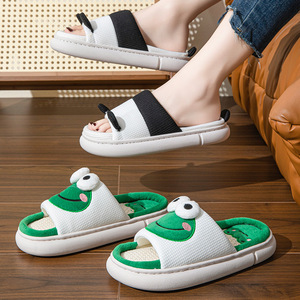 Da uomo <span class=keywords><strong>donna</strong></span> quattro stagioni cartone animato in cotone per pantofole da interno impermeabile antiscivolo suola spessa scarpe premaman traspiranti - Product Image 4