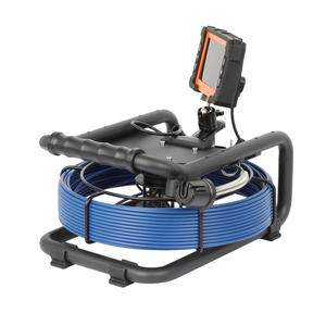 Caméra d'inspection de canalisations d'égouttage, <span class=keywords><strong>20M</strong></span>, avec tête de caméra 12.8MM, sondeur 512HZ et compteur de mètres - Product Image 1