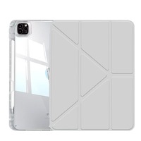 Étui pour tablette magnétique anti-chute en cuir PU transparent de couleur personnalisée housse de support réglable pour iPad 10e génération 10.9 ''pour iPad Pro 12.9