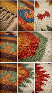 Tapis de couloir en laine et jute fait main, style bohème tribal, rustique, pour entrée, couloir, décoration intérieure - Product Image 4