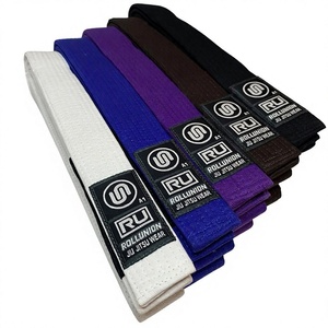 Cinturón de Jiu Jitsu Brasileño BJJ, Cinturón de Rango de Jiu Jitsu, Cinturón de Entrenamiento de Artes Marciales de Algodón, Logotipo Personalizado, Proveedor Mayorista para Equipos y Academias - Product Image 6