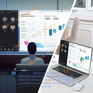 Gafas Inteligentes AR Verdaderamente Inalámbricas INMO AIR3, Pantalla <span class=keywords><strong>Virtual</strong></span> Dual a Todo Color de 120Hz y Alta Frecuencia de Actualización de 50-80 Pulgadas para Cine y Juegos - Product Image 6
