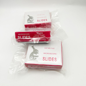 สไลด์กล้องจุลทรรศน์ แก้วใส 50 ชิ้น ขุ่นที่หนึ่ง สำหรับใช้ในห้องปฏิบัติการวิจัยทางวิทยาศาสตร์ - Product Image 2