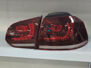 Juego de Luces Traseras LED Nuevas 12V 3000 Lúmenes 3000K para Volkswagen Golf 6 MK6 2008-2013 Lente Transparente ABS Rojo Secuencial - Product Image 4